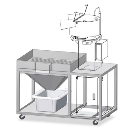 Gold Medal 2790-00-100 - Single Kettle Pro Plant Stand (for Cornado), Modular Table System