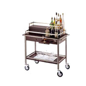 Bauscher Hepp 30.8009.0000 - Liquor Trolley, 39-3/4"L (1010mm) X 20-7/8"W (530mm) X 42-1/8"H (1070mm)