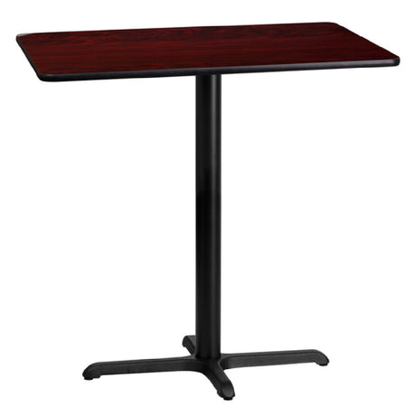 Flash Furniture XU-MAHTB-2442-T2230B-GG Table 42"W X 24"D X 43-1/8"H Bar Height