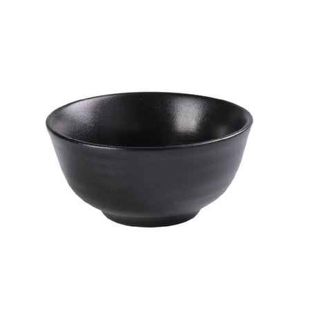 Yanco NB-805 Noble Black Rice Bowl 10oz. 4-5/8"Dia X 2-1/4"H