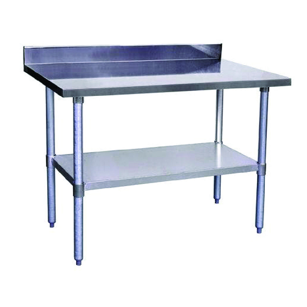 Hubert 28W-318 - Kratos Worktable, 24"x30", With 4" Backsplash And Undershelf