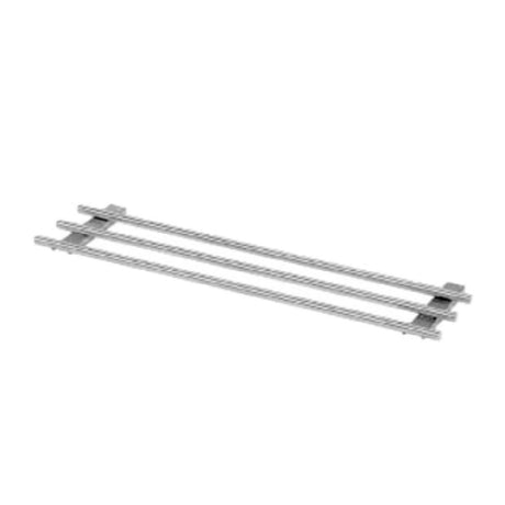 Piper Products 3BTS-32 - Removable Trayslide For Elite Systems, 12" 3-bar, Bars - 1" O. D. Stainless Steel Tubing Mounted On Chrome-plated Drop-type Hinges