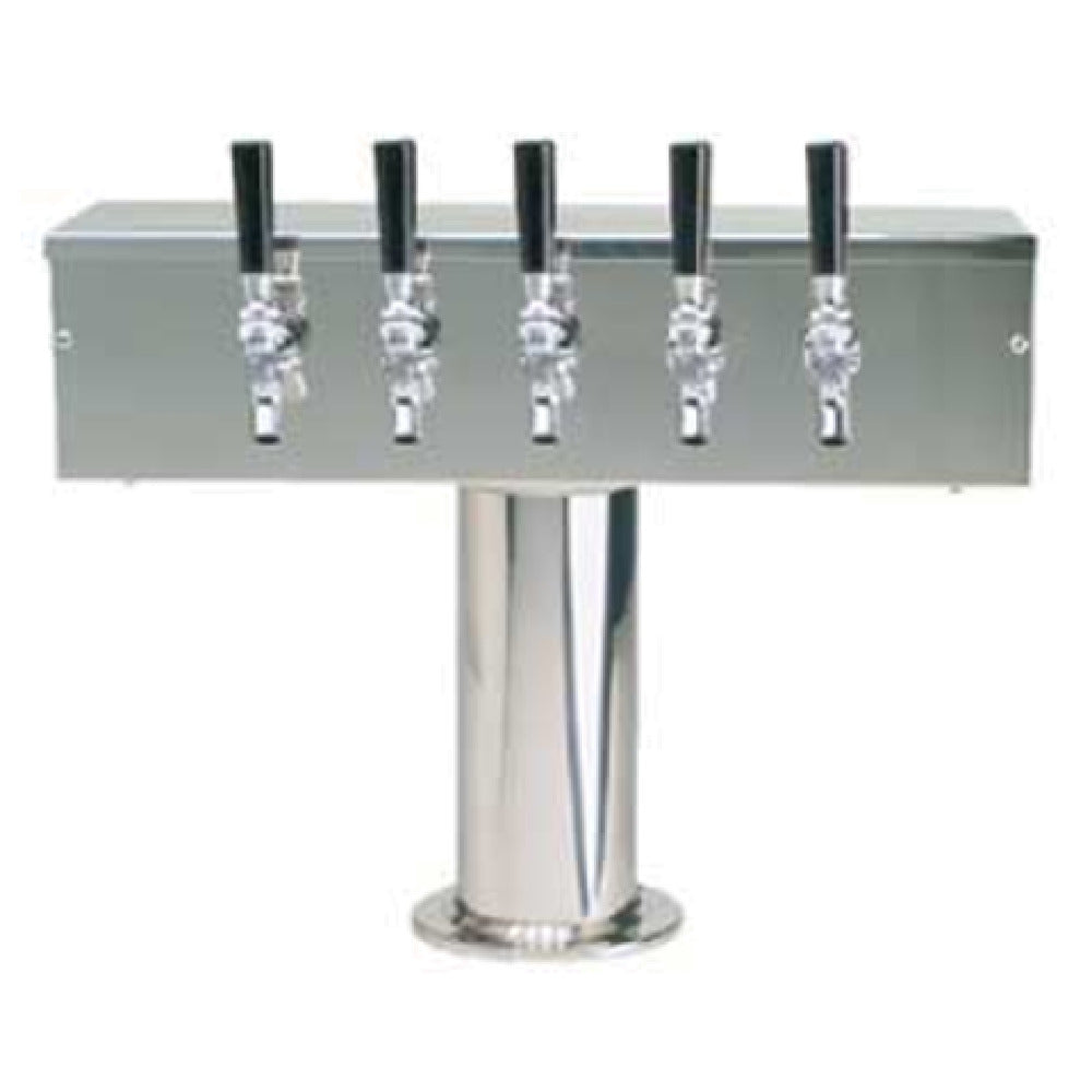 Micro Matic DS-355-PSS T Style Draft Beer Tower Countertop 20"W X 15-1/2"H