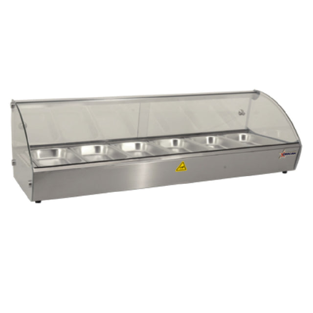 Omcan 43119 (DW-CN-0006) Food Warmer/Display Case Countertop Full-service