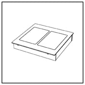 Bauscher Hepp VE-11054 - Venta® 1 X Table Top STAGE 80 XS CHAFING-DISH 2 (incl. 2 X Insert Plate)