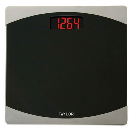 Taylor 75624072 Digital Bath Scale 400 Lb Capacity Reversed Red Digits