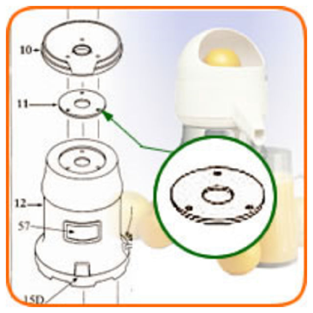 Sunkist 11 Bowl Support Gasket