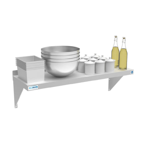 Koolmore WMSH-1236 Wall Shelf 36"W X 12"D 1-1/2" Backsplash