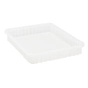 Quantum DG93030CLCS - Dividable Grid Container, 22-1/2"L X 17-1/2"W X 3"H, Clear