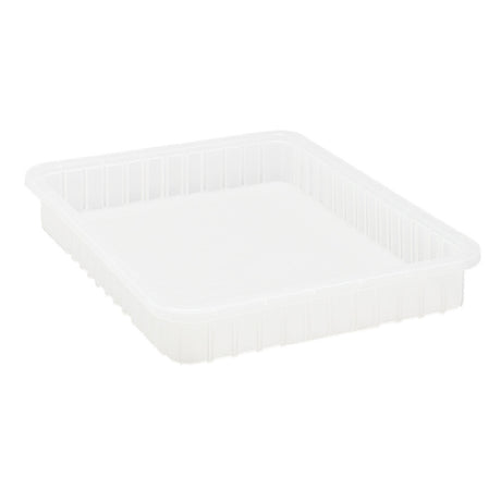 Quantum DG93030CLCS - Dividable Grid Container, 22-1/2"L X 17-1/2"W X 3"H, Clear