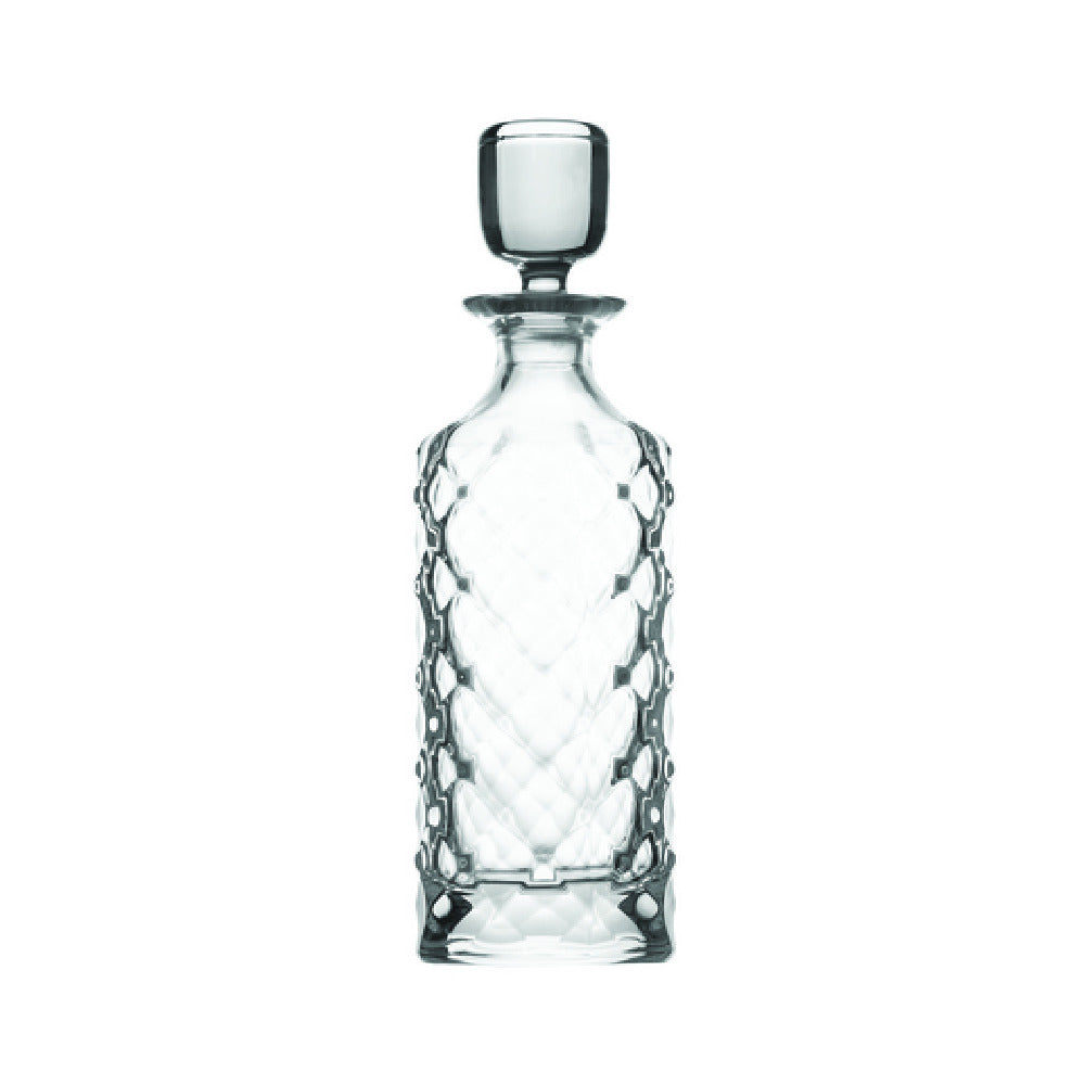 Hospitality Brands HGC02075-001 - Legend Glassware - Meteorite Decanter, 25 Oz., Lead-free Ultra Clear Crystal