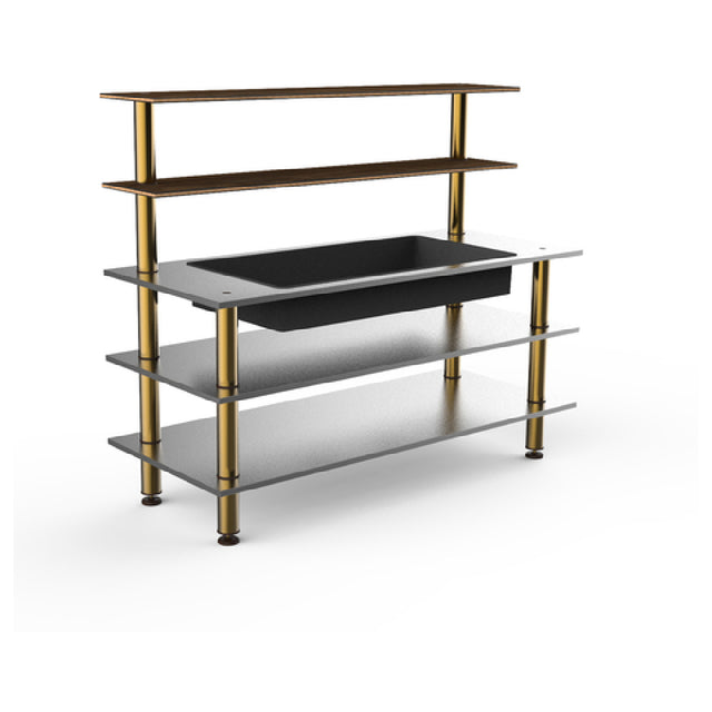 Steelite MGCMLC03WBXF Mogogo Buffet Solutions Modular Pro Back Bar 5-tier 71" X 29-1/2" X 60-1/2"