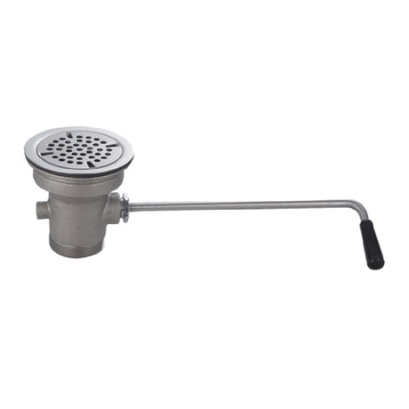 John Boos PB-LWR-1 Twist Handle Lever Waste For 3-1/2" Industry Standard Sink Opening