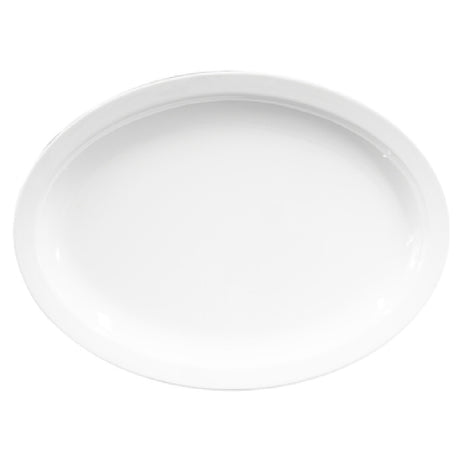 GET Enterprises B913OV-W Elite Global Solutions Platter 13-1/4" X 9-5/8" X 1-1/8"H Oval