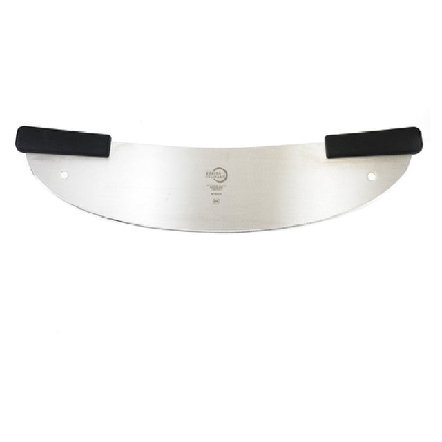 Mercer Culinary M18925 Pizza Rocker Knife 20" Japanese High Carbon Stainless Steel Blade With Tapered Edge