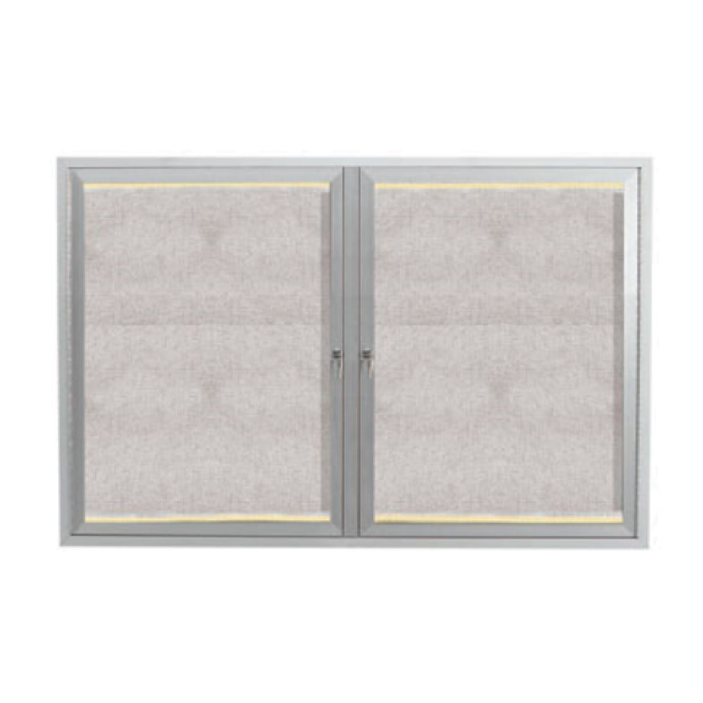 Aarco LODCC3648R Bulletin Board 48"W X 36"H Enclosed