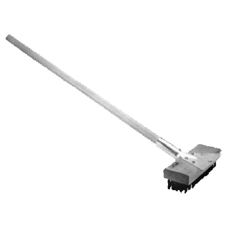 Franklin Machine Products 142-1436 Broiler/Grill Brush 27" Wood Handle 2-5/8" X 7-5/8" Block