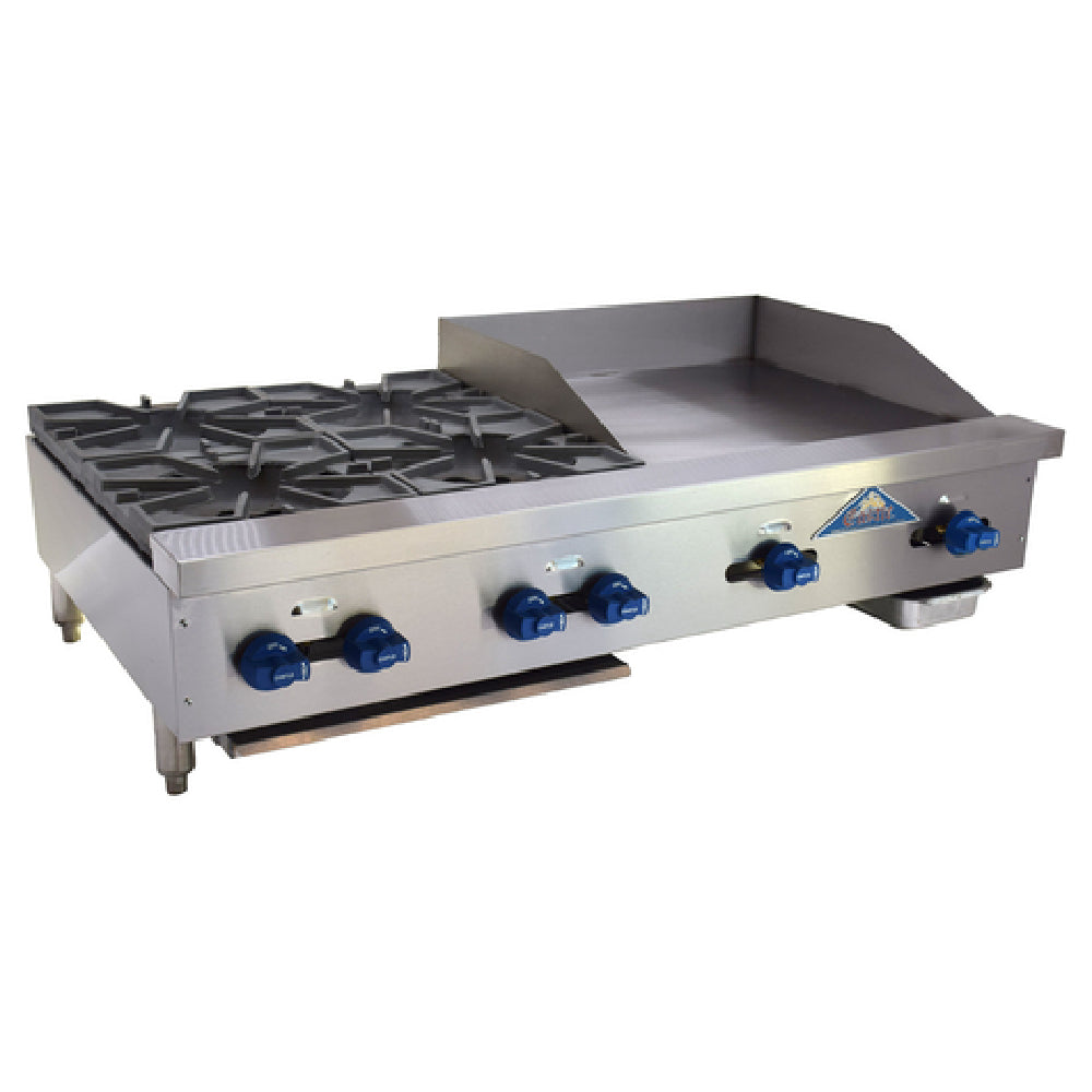 Comstock-Castle FHP48-24T-2LB Char-Broiler/Griddle Combination Countertop Gas