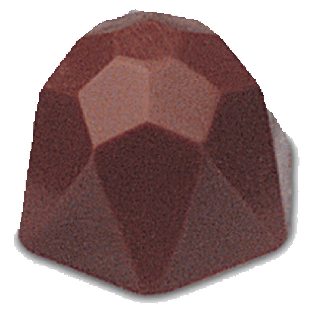 JB Prince K212 Chocolate Mold (40) Geodesic 1-3/16" Dia. X 4/5"H (30mm Dia. X 20mm)