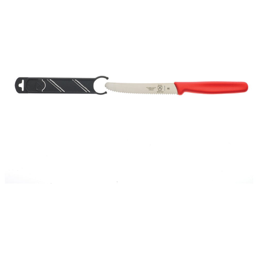 Mercer Culinary M33932RDB Bar Knife 4-1/3" Serrated Edge