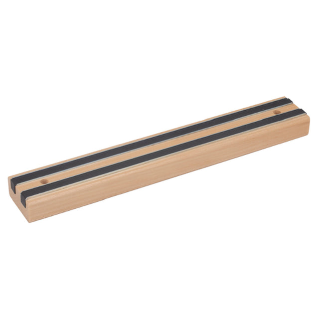 Stanton Trading 7491 - Magnetic Cutlery Holder, 12" Long, Hardwood Finish With Mounting Screws