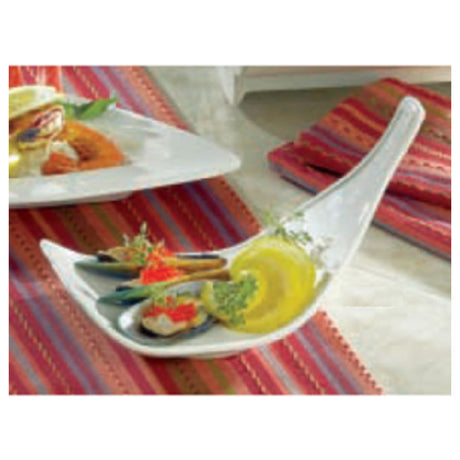 Bon Chef 70071SLATE - Futura2 Platter, 9" L X 6-1/8" W X 5-1/2" H, Sloped