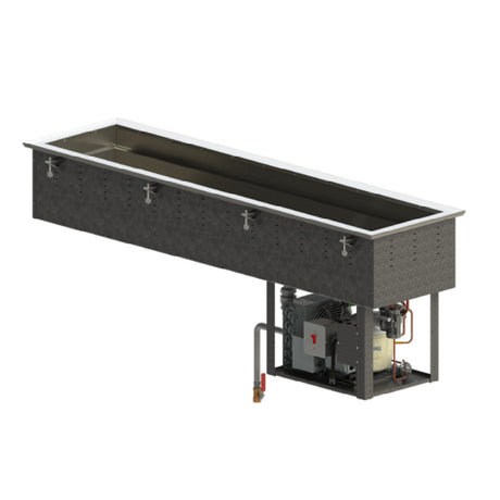 Vollrath FC-4CSP-03120-N NSF7 Refrigerated Short-side Cold-Pan Drop-in 3-well