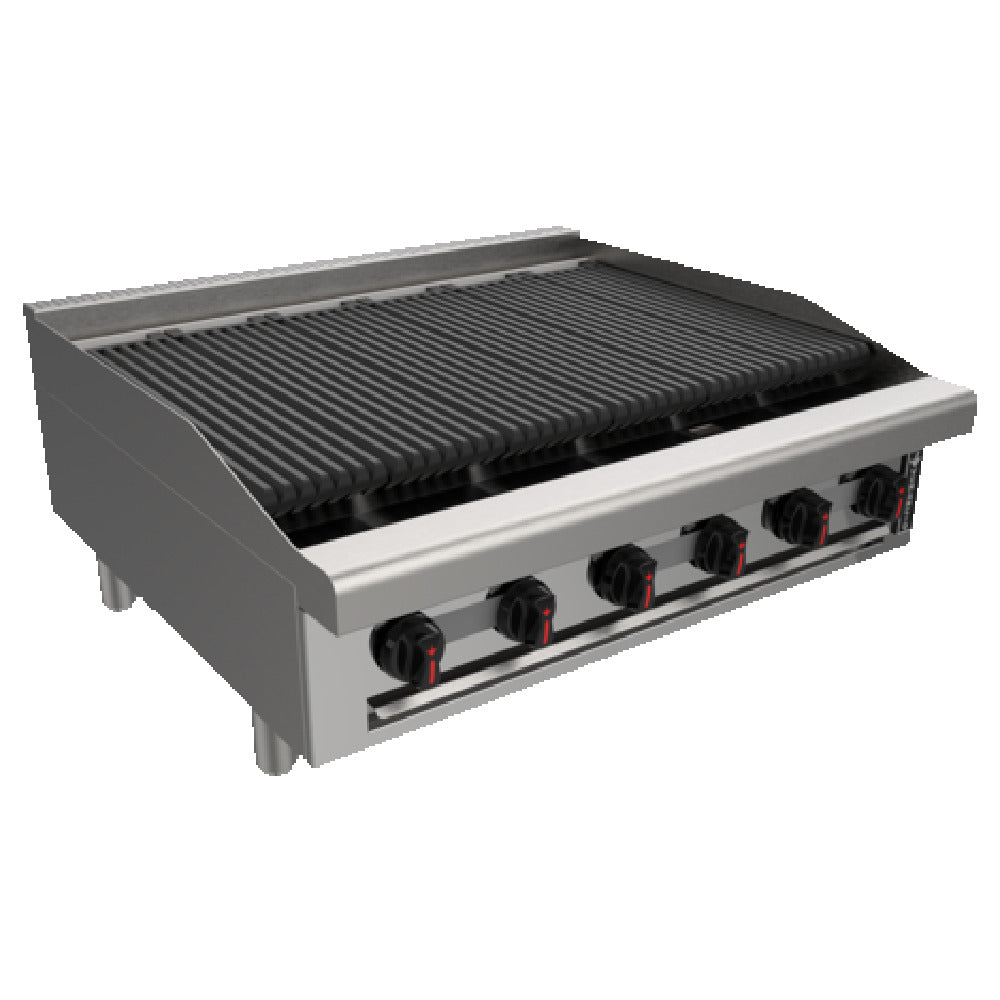 Venancio R36CT-36C_NAT Radiant Charbroiler Gas Countertop