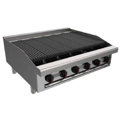 Venancio R36CT-36C_NAT Radiant Charbroiler Gas Countertop