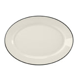 Steelite HL1571743 Rolled Edge Oval Platter 13.375" X 9.25" X 1.5" RE & NR