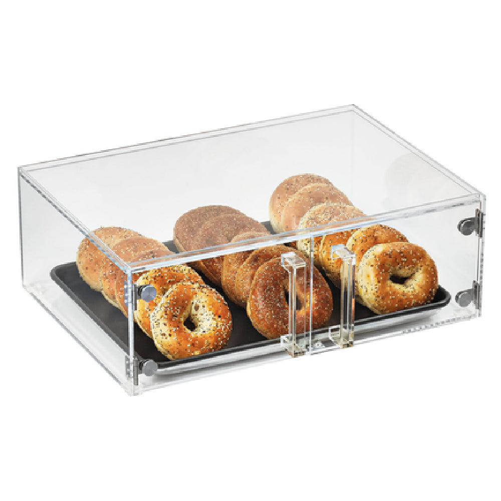 Vollrath SBC12 Cubic Acrylic Display System 10"W X 14"D X 7-3/8"H Includes: (1) 1/2 Size Clear Acrylic Display Bin With (2) Front Doors