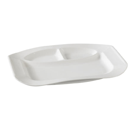 Yanco PS-2012 Piscataway Compartment Plate 12" X 8-1/2" Rectangular