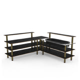 Steelite MGCMLB01MBXF Mogogo Buffet Solutions Modular Cooling Corner Station 3-tier