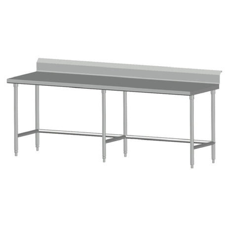 SPG 10SLCB-30 - Universal Stainless Work Table, 120"W X 30"D, 16/300 Series Stainless Steel Top