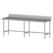 SPG 7SLCB-24 - Universal Stainless Work Table, 84"W X 24"D, 16/300 Series Stainless Steel Top
