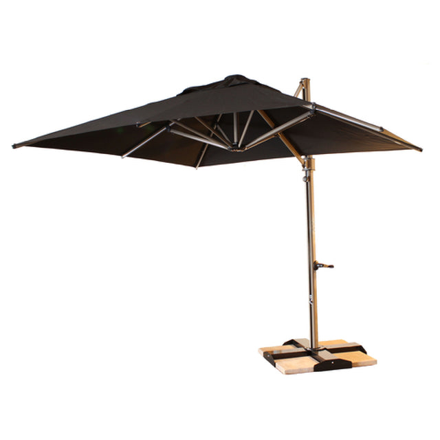 Grosfillex 98701731 Windmaster Cantilever Umbrella 10 Ft. Square Top