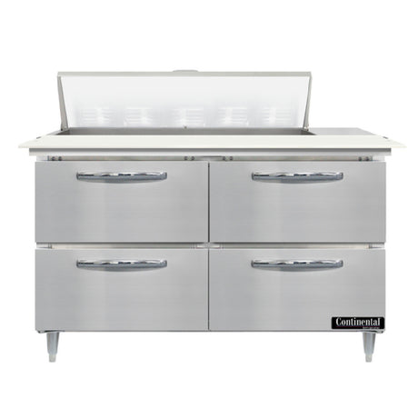 Continental Refrigerator D48N10C-D Designer Line Sandwich Unit 48"W Two-section