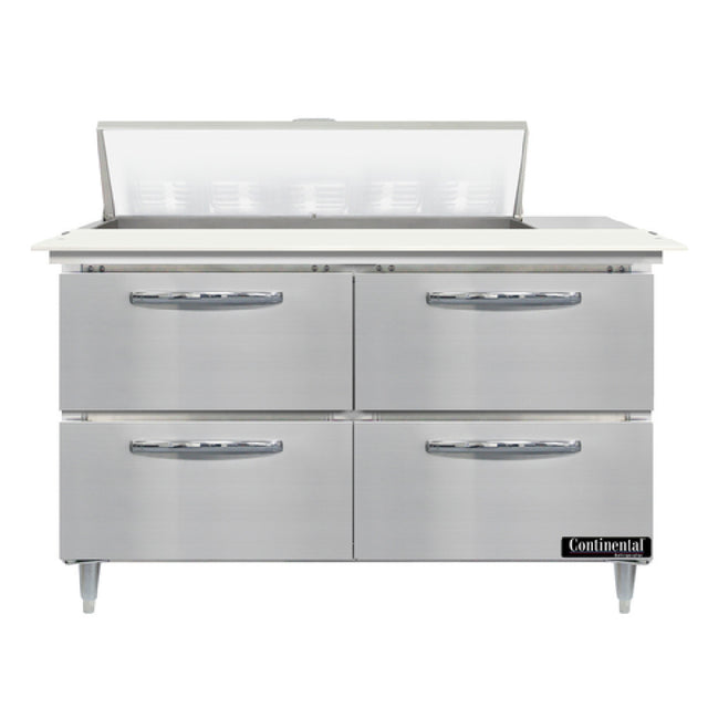 Continental Refrigerator D48N10C-D Designer Line Sandwich Unit 48"W Two-section