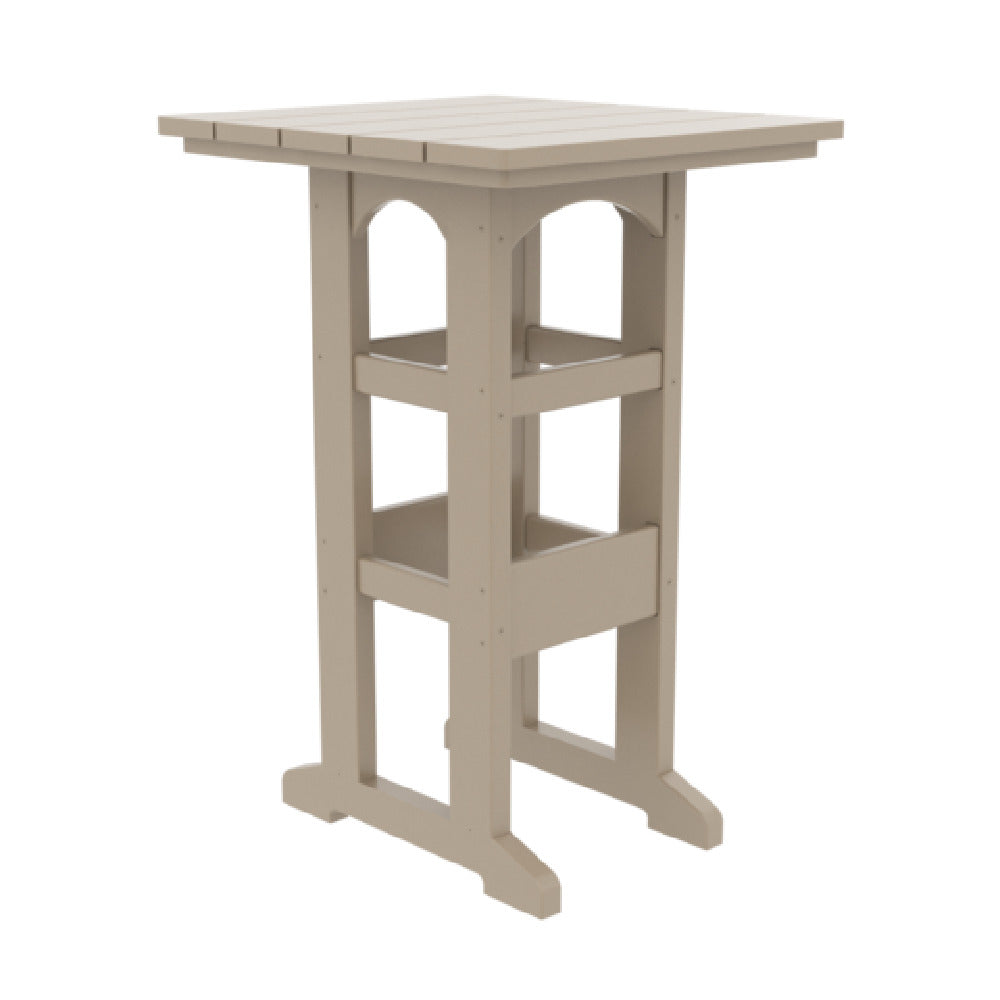 Plantation Prestige Commercial Furniture 3212826-01 STD Durawood Bar Table 28" X 26" Square