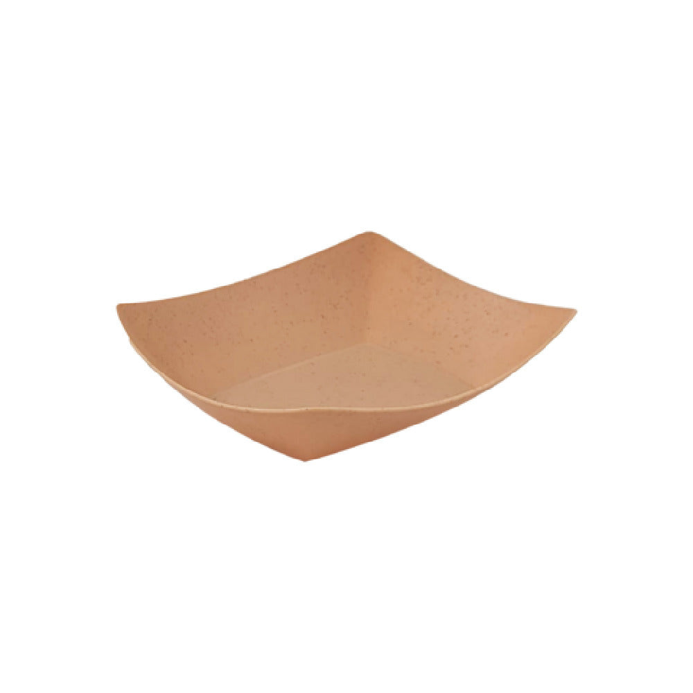 PacknWood 294WBQ300 - HUSKLY Food Tray, 10oz., 4.7"W X 6.3"D X 1.2"H Reusable