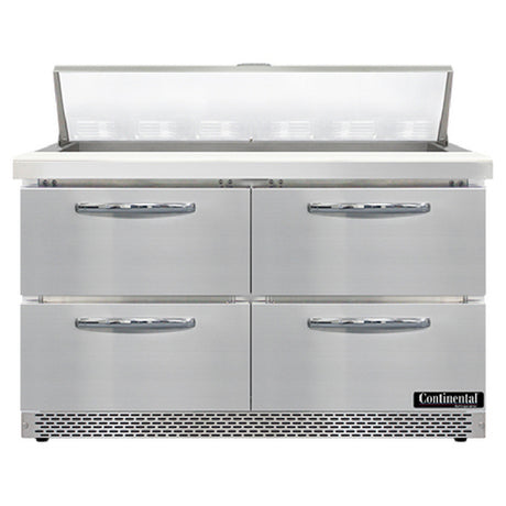 Continental Refrigerator SW48N12-FB-D Sandwich Unit Front Breather 48"W