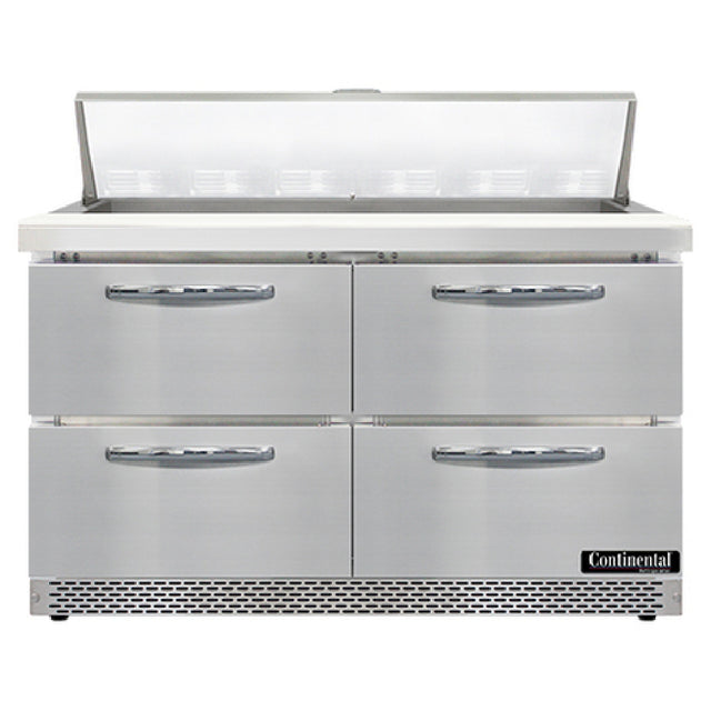 Continental Refrigerator SW48N12-FB-D Sandwich Unit Front Breather 48"W