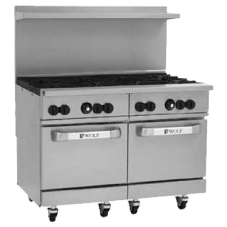 Wolf C48SS-8B_LP Challenger XL™ Restaurant Range Gas 48"