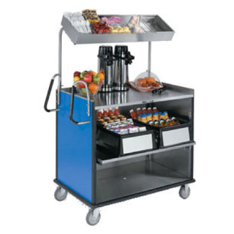 Lakeside 660 Compact Mart Cart 28-1/4"D X 49"W X 72-1/4"H (1) 70 Lb Capacity Adjustable & Removable Slide Out Shelf