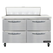 Continental Refrigerator SW48N10-D Sandwich Unit 48"W 13.4 Cu Ft Capacity