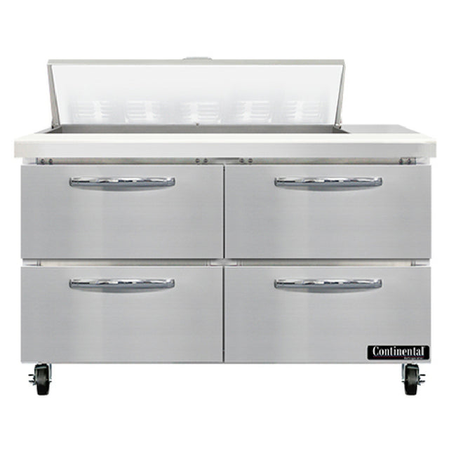 Continental Refrigerator SW48N10-D Sandwich Unit 48"W 13.4 Cu Ft Capacity