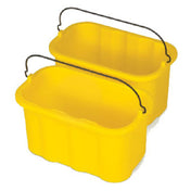 Rubbermaid FG9T8200YEL - Sanitizing Caddy, 10 Quart, 7-1/2"L X 14"W X 8"H