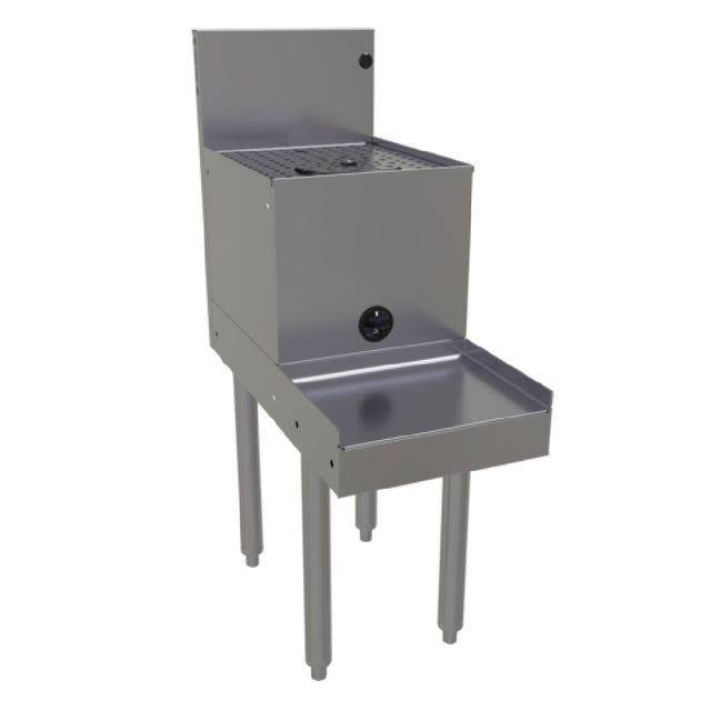 Glastender DBSA-12-RF Drainboard Blender Station With Rinser Faucet 12”W X 24”D