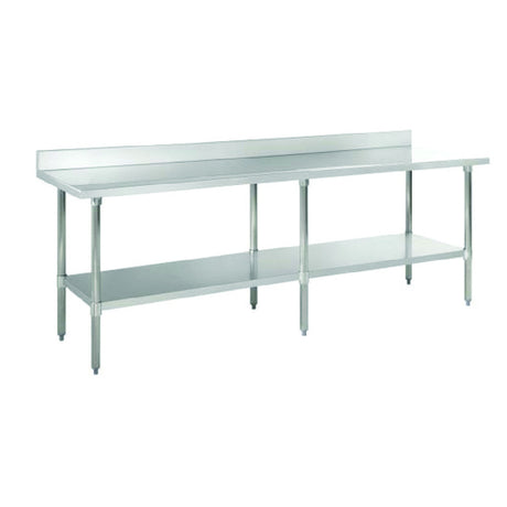 Hubert 18040 - Kratos® Work Table, 96"W X 24"D, 4" Backsplash