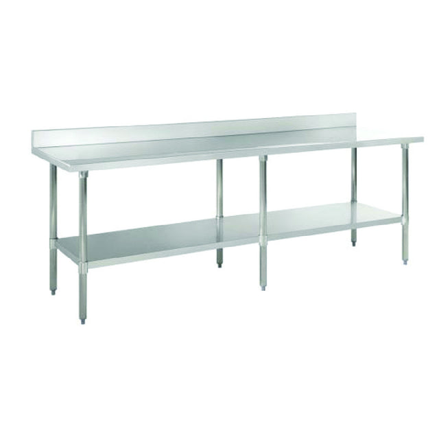 Hubert 18040 - Kratos® Work Table, 96"W X 24"D, 4" Backsplash